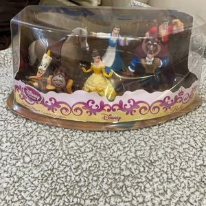 Disney beauty and the beast figure play set